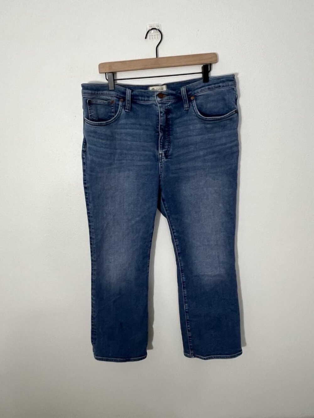 Madewell Cali Demi Boot Jeans Size 32